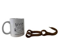 Alternative view of Antique French Large Butcher Meat Kitchen Hanging Hook rustic rural rusty shop display agricultural industrial dungeon c1850-1900's