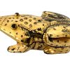 Vintage Burmese Painted Frog Lacquer Small Storage Box Dish Pot Bowl Jewellery Ring circa 1970-80's