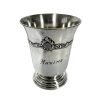 Vintage French Small Silver Metal Silver Plated Goblet Cup Beaker Container Display Drinking circa 1960-70's