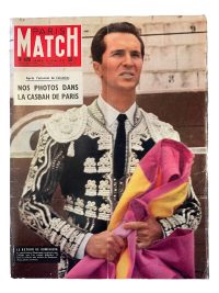Vintage French Paris Match Le Magazine Journal Number 426 – 8/6/1957 Memorabilia Collector 1957 / EVE