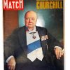 Vintage French Paris Match Le Magazine Journal Number 825 - 30/1/1965 Memorabilia Collector 1965 / EVE