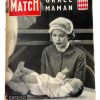 Vintage French Paris Match Le Magazine Journal Number 408- 2/2/1957 Memorabilia Collector 1957 / EVE