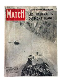 Vintage French Paris Match Le Magazine Journal Number 405 – 12/1/1957 Memorabilia Collector 1957 / EVE 3