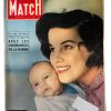 Vintage French Paris Match Le Magazine Journal Number 365 - 7/4/1956 Memorabilia Collector 1956 / EVE