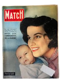 Vintage French Paris Match Le Magazine Journal Number 408- 2/2/1957 Memorabilia Collector 1957 / EVE