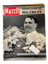 Vintage French Paris Match Le Magazine Journal Number 309 - 12/2/1955 Memorabilia Collector 1955 / EVE