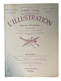 Antique French L'Illustration Le Magazine Journal Universel Hebdomaderie Number 3832 Memorabilia Collector 12 Auot August 1916 / EVE