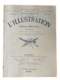 Antique French L’Illustration Le Magazine Journal Universel Hebdomaderie Number 3833 Memorabilia Collector 19 Auot August 1916 / EVE