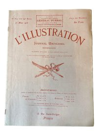 Antique French L’Illustration Le Magazine Journal Universel Hebdomaderie Number 3833 Memorabilia Collector 19 Auot August 1916 / EVE