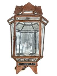 Vintage French Electric Lamp Wall Light Fitting Sconce Faux Candle Type Light Lamp Lighting circa 1960-70's / EVE