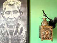 Vintage Moroccan Copper Hanging Pendant Candle Light Ceiling Hanging Electric Lamp Shade Lampshade Decor Design c1970-80's / EVE