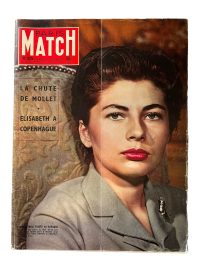 Vintage French Paris Match Le Magazine Journal Number 425 - 1/6/1957 Memorabilia Collector 1957 / EVE
