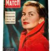 Vintage French Paris Match Le Magazine Journal Number 413 - 9/3/1957 Memorabilia Collector 1957 / EVE
