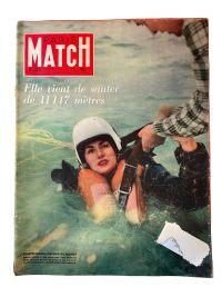 Vintage French Paris Match Le Magazine Journal Number 415 – 23/3/1957 Memorabilia Collector 1957 / EVE