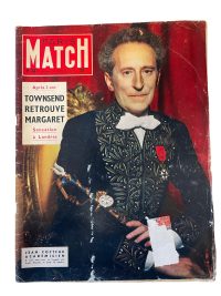 Vintage French Paris Match Le Magazine Journal Number 341 – 22/10/1955 Memorabilia Collector 1955 / EVE 3
