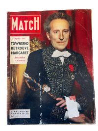 Vintage French Paris Match Le Magazine Journal Number 341 - 22/10/1955 Memorabilia Collector 1955 / EVE