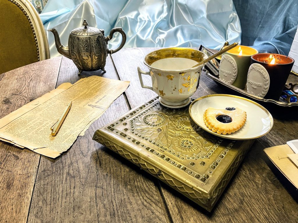 Vintage French Repousse Brass Wood Metal Square Trivet Plate Tray Platter On Studs Decorative Table Top c1950-60’s