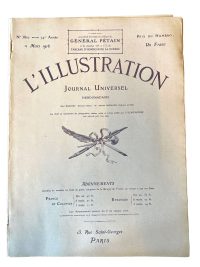 Antique French L’Illustration Le Magazine Journal Universel Hebdomaderie Number 3833 Memorabilia Collector 19 Auot August 1916 / EVE