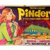 Vintage French Pinder Zoo Circus Advertising Poster Exhibition Advertising Poster Wall Decor France c1970-80's / EVE