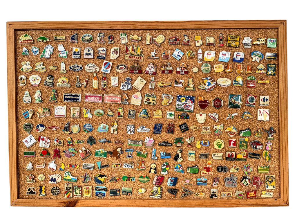 Vintage Pin Lapel Badge Brooch Collar Souvenir Large Collection 200+ Job Lot As Pictured circa 1970-1990’s