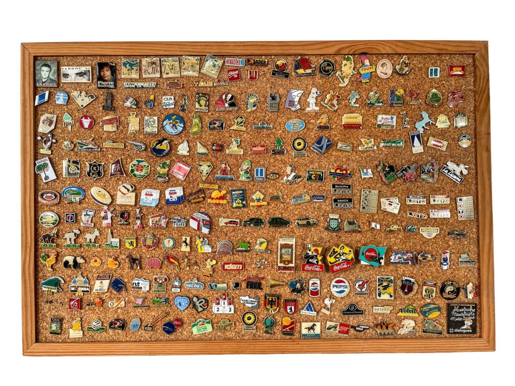 Vintage Pin Lapel Badge Brooch Collar Souvenir Large Collection 200+ Job Lot As Pictured circa 1970-1990’s