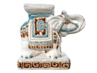 Vintage French DAMAGED REPAIRED Elephant Stand Plant Pot Plinth Display Ornament circa 1970-80's