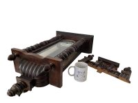 Alternative view of Antique French Pendulum Des Marres Wall Clock For Repair Refurbishment Spares circa 1910-1920's