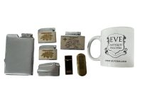 Alternative view of Vintage Mixed Lighter Collection Cigarette Case Job Lot Lighting Igniting Collector Tobacciana circa 1960-70's