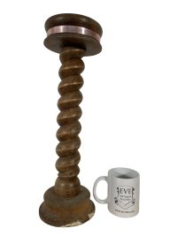 Alternative view of Ashtray Vintage French Traditional Worn Weathered Stand Plinth Rest Plinth Tabouret Damaged Needs Repair Refurbishment c1960-70's