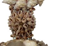 Alternative view of Vintage French Sea Shell Covered Cross Crucifix Catholic Christian Church Chapel Religious Symbol Jesus c1960-70's