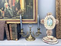 Vintage French Sea Shell Covered Cross Crucifix Catholic Christian Church Chapel Religious Symbol Jesus c1960-70's