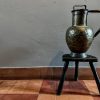 Antique French Copper Brass Rustic Milk Water Jug Pitcher can churn circa 1850-80's / EVE