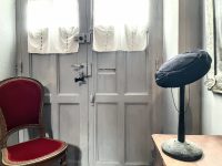 Antique French Wood Wooden Hat Wig Stand Rest Decor Design Shop Commercial Retail Window Display c1910's / EVE