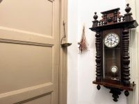 Antique French Pendulum Des Marres Wall Clock For Repair Refurbishment Spares circa 1910-1920's