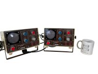 Alternative view of Vintage French Oscilloscope Oscillographe PC 774 Jeulin Amp Amperes Volage Frequency Meter Electrical Test Equipment circa 1980's