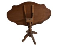Alternative view of Vintage French Large Wooden Wood Folding Violin Table Stand Traditional Rustic Rural Mid Century Stand Display circa 1960-70's