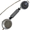 Antique French Telephone Phone Operators Handset Earpiece Mouthpiece circa 1910-20's