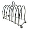Vintage English Metal Toast Fois Gras Letter Envelope Breakfast Rack Stand Display Desk Gift circa 1980-90's