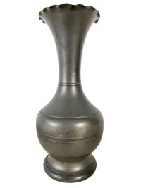 Vintage French Pewter Vase Decorative Ornament circa 1960-70’s