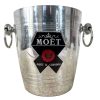 Vintage French Ice Bucket Champagne Moet & Chandon bar deco circa 1980-90's