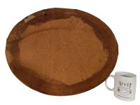 Alternative view of Vintage Dutch Oval Canal River Fields Landscape Acrylic On Wood Board Wall Decor circa 1920-1940's