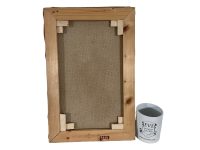 Alternative view of Vintage French Abstract Blonde Nude In Stockings Acrylic On Canvas Painting Wall Decor circa 1960-70's