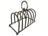 Vintage English Metal Toast Fois Gras Letter Envelope Breakfast Rack Stand Display Desk Gift circa 1960-70's
