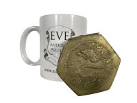 Alternative view of Vintage Chinese Worn Silver Plated Brass Metal Hexagon Dragon Jar Pot Box Container Storage Display Mantlepiece Vase circa 1940-50's