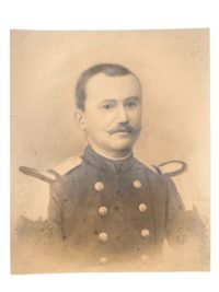 Antique French Officer Uniform Services Military Photo Portrait Charles Francois Lebosse circa 1900’s