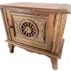 Vintage French Brittany Style Commode Cabinet Bedside Table Storage Box Chest Heavy Solid Furniture c1950-60's