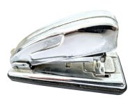 Vintage Spanish Petrus Silver Metal Stapler Staple Desktop Boxed Prop circa 1970-80's