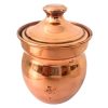 Vintage French Villedieu Copper Lidded Storage Pot Vase Trophy Display circa 1960-70's