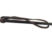 Alternative view of Vintage English Leather Horse Riding Whip Tack Equestrian Decoration circa 1960-70's
