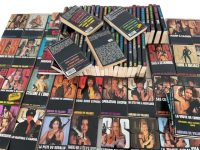 Vintage French SAS Spy Paperback Book Collection James Bond Style Books Memorabilia Collector Gerard De Villieres circa 1960-1990's